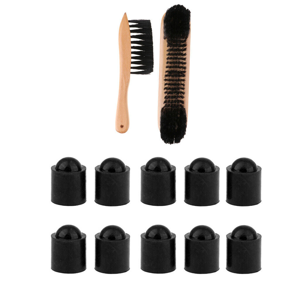 10 Pieces Long Lasting Pool Cue Tip Protector Snooker Billiard Sticks Soft