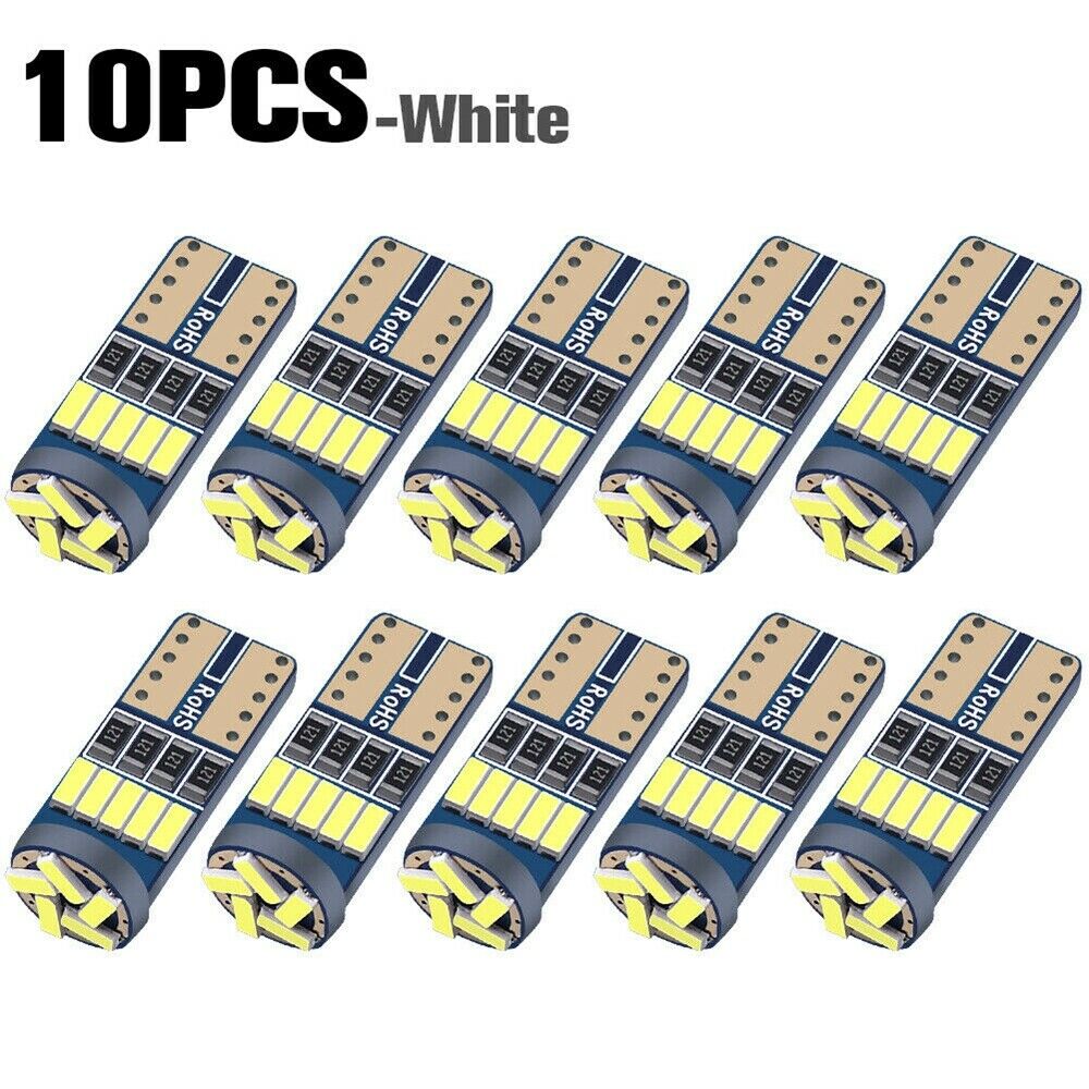 10 T10 LED Canbus Error Free Bulb 15SMD 194 W5W Car Wedge Lamp Dome Map Lights !