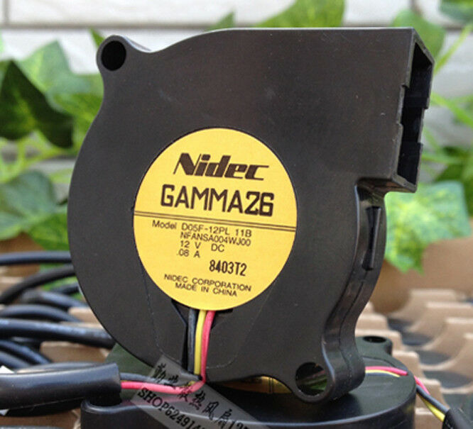 For Nidec D05F-12PL 11B fan 50*50*15mm 12V0.08A 3pin