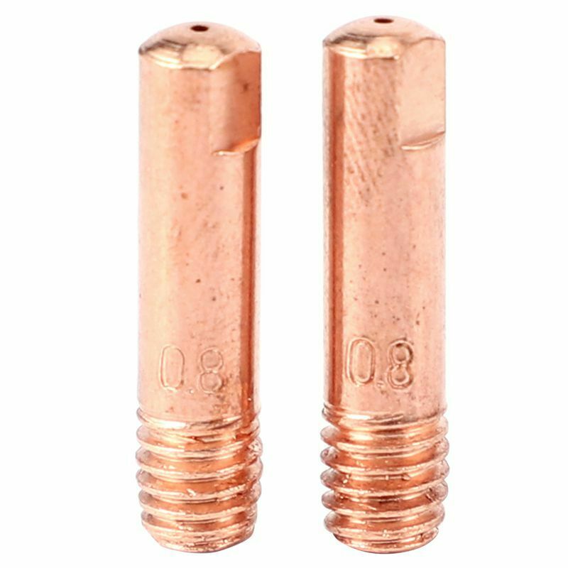 13Pcs CO2 Mig Welding Torch Aircooled MB 15AK Contact Tip Holder Gas Nozzle 0.P8
