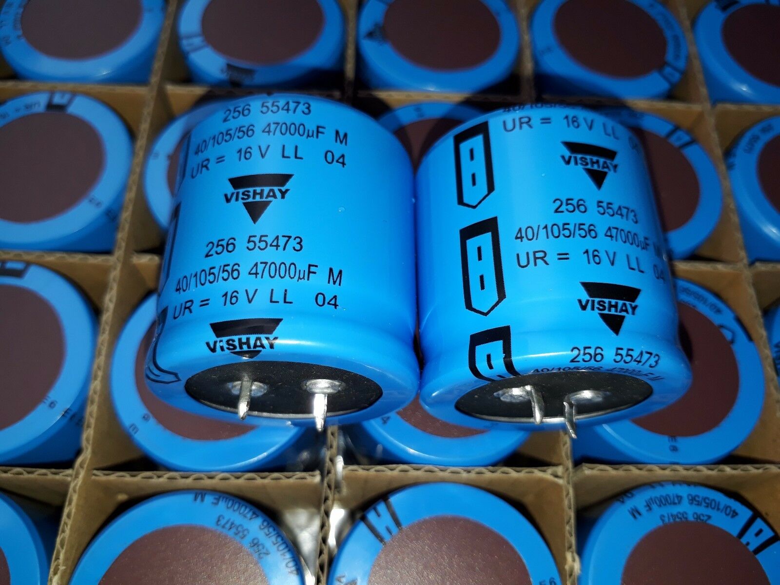 30x NEW 47000UF 16V VISHAY 256 Power Miniaturized HQ CAPS FOR AUDIO !