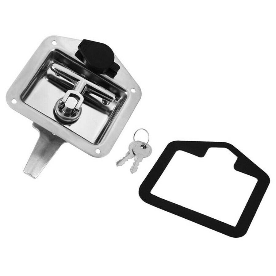 Stainless Steel Trailer RV Travel Lock Anti-Theft Box T Shape Handle Door Lock