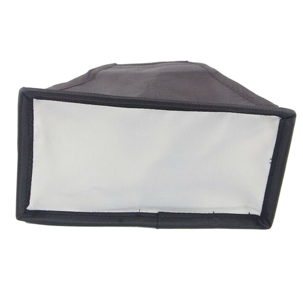 8x15cm Digital SLR Camera Flash SoftBox Diffuser Portable Foldable Universal