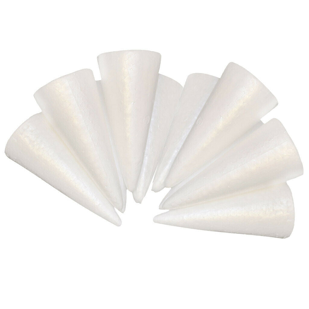 30x DIY Christmas Tree Styrofoam Foam for Kids Craft DIY Handmade Toys 150mm