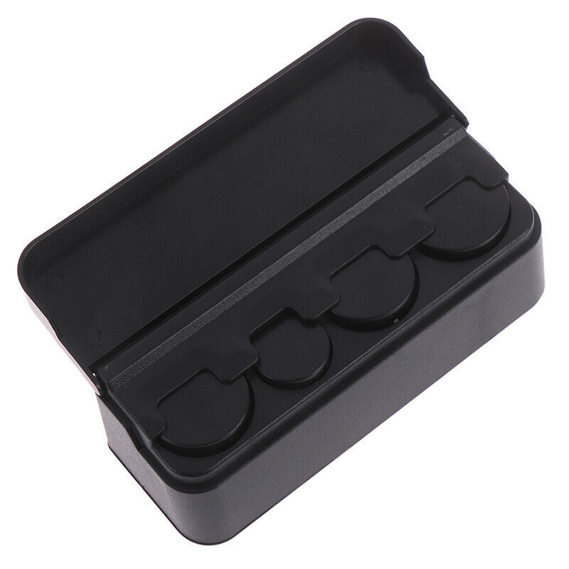 Car Black Coin Case Loose Change Storage Box Small Money Wallet Holder Or.l8