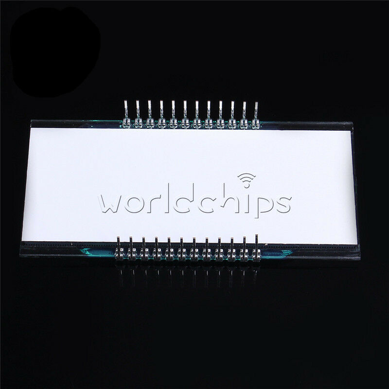 3.3V 1/4 Duty GDC03849 Double Row Segment Temperature Humidity LCD Display
