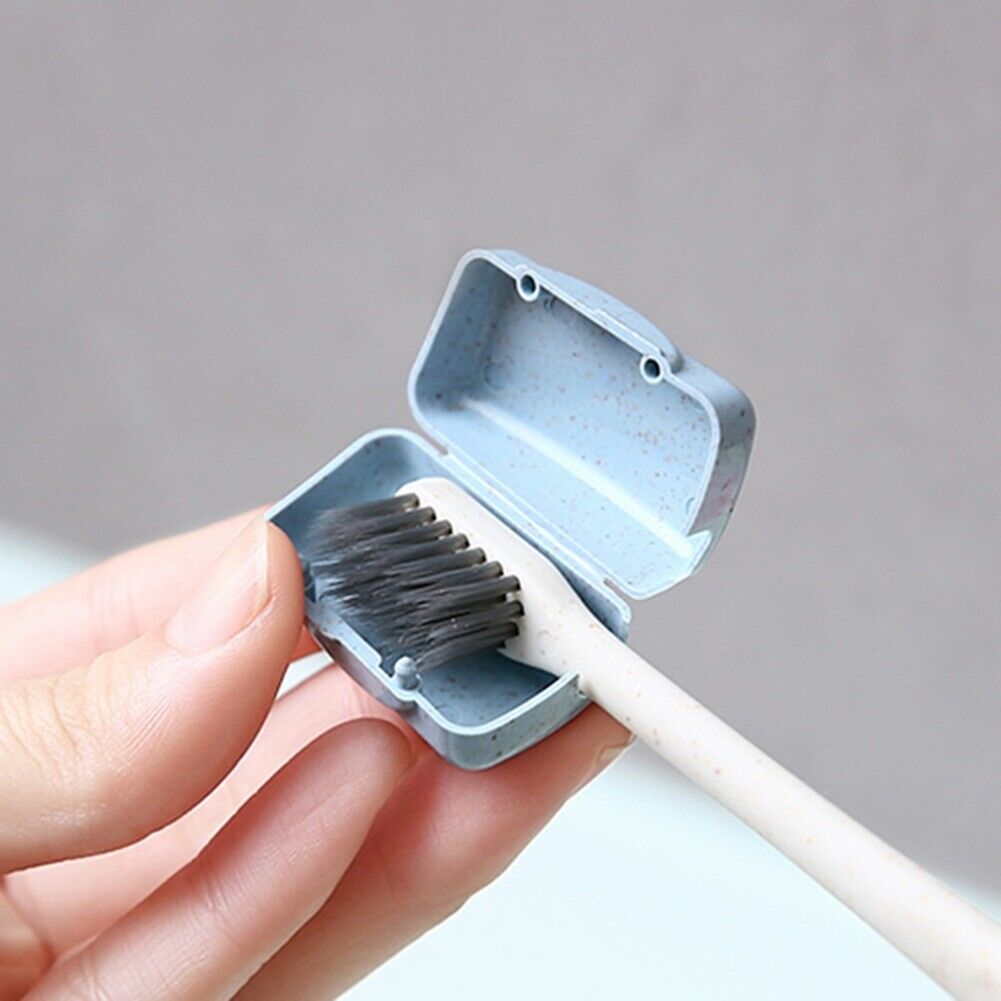 4Pcs Portable Toothbrush Head Cover Case Cap Travel Brush Cleaner Protector