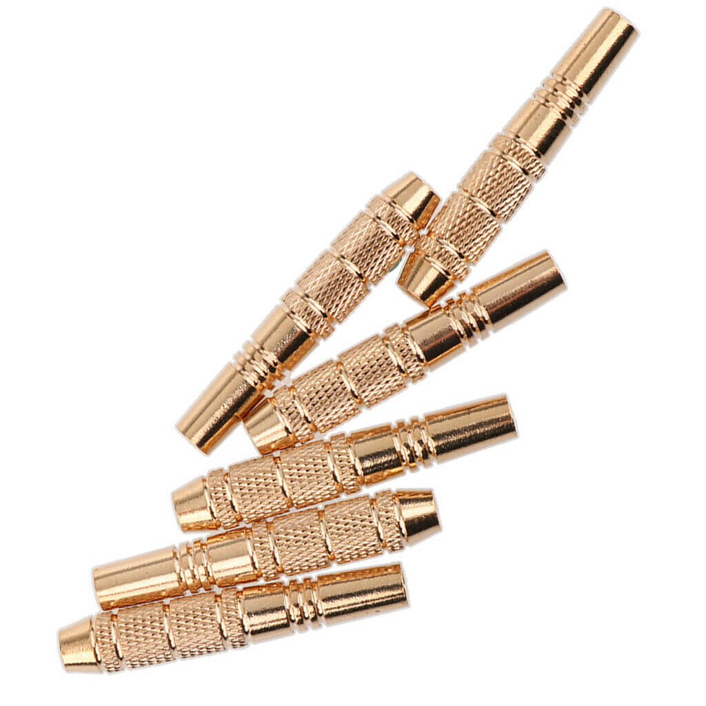 6Pcs 16 Grams Copper Dart Replacement Barrels for Soft and Steel Tip Dart