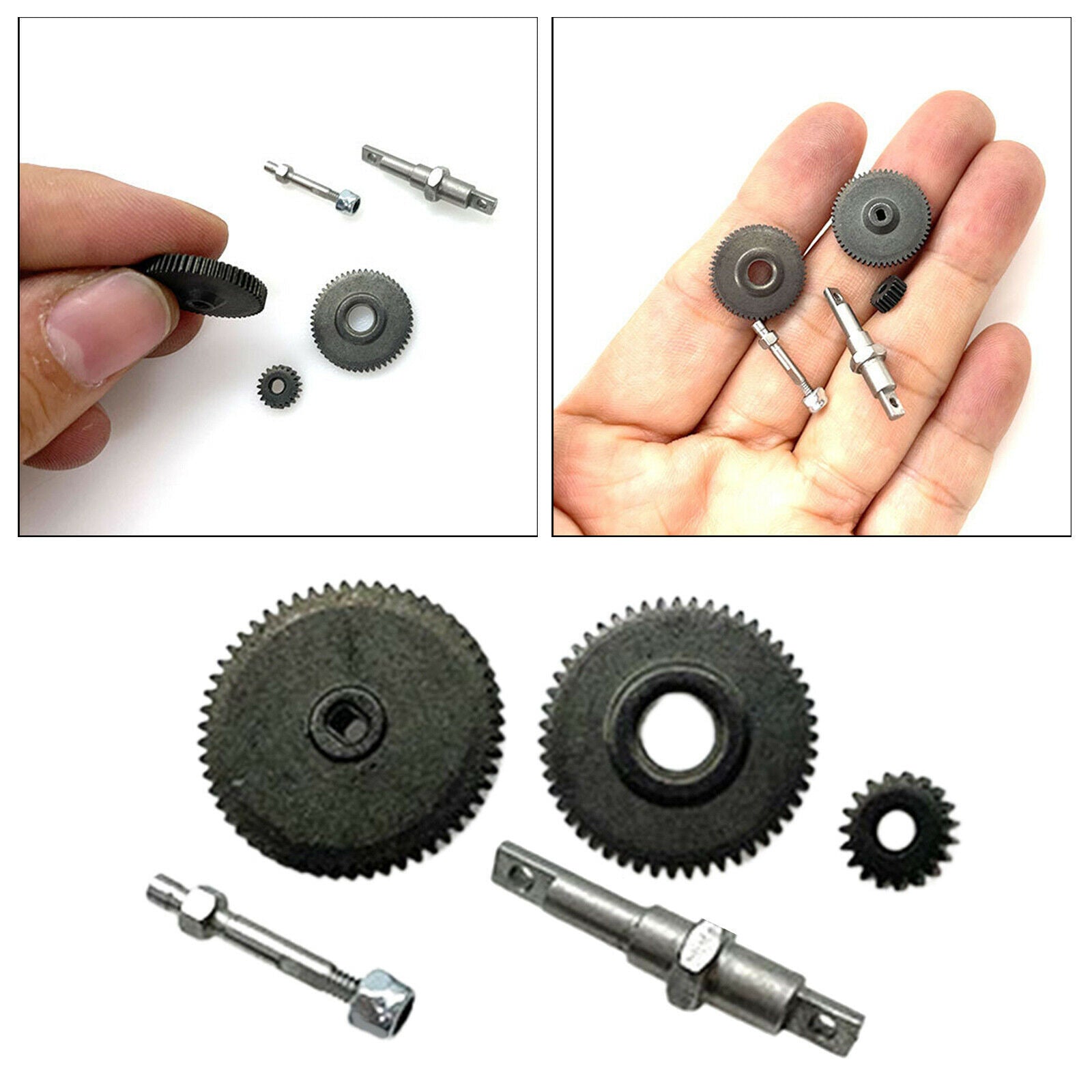 Metal Transmission Gear Kits for SCX24 1:24 Scale RC Climbing Car Parts Accs