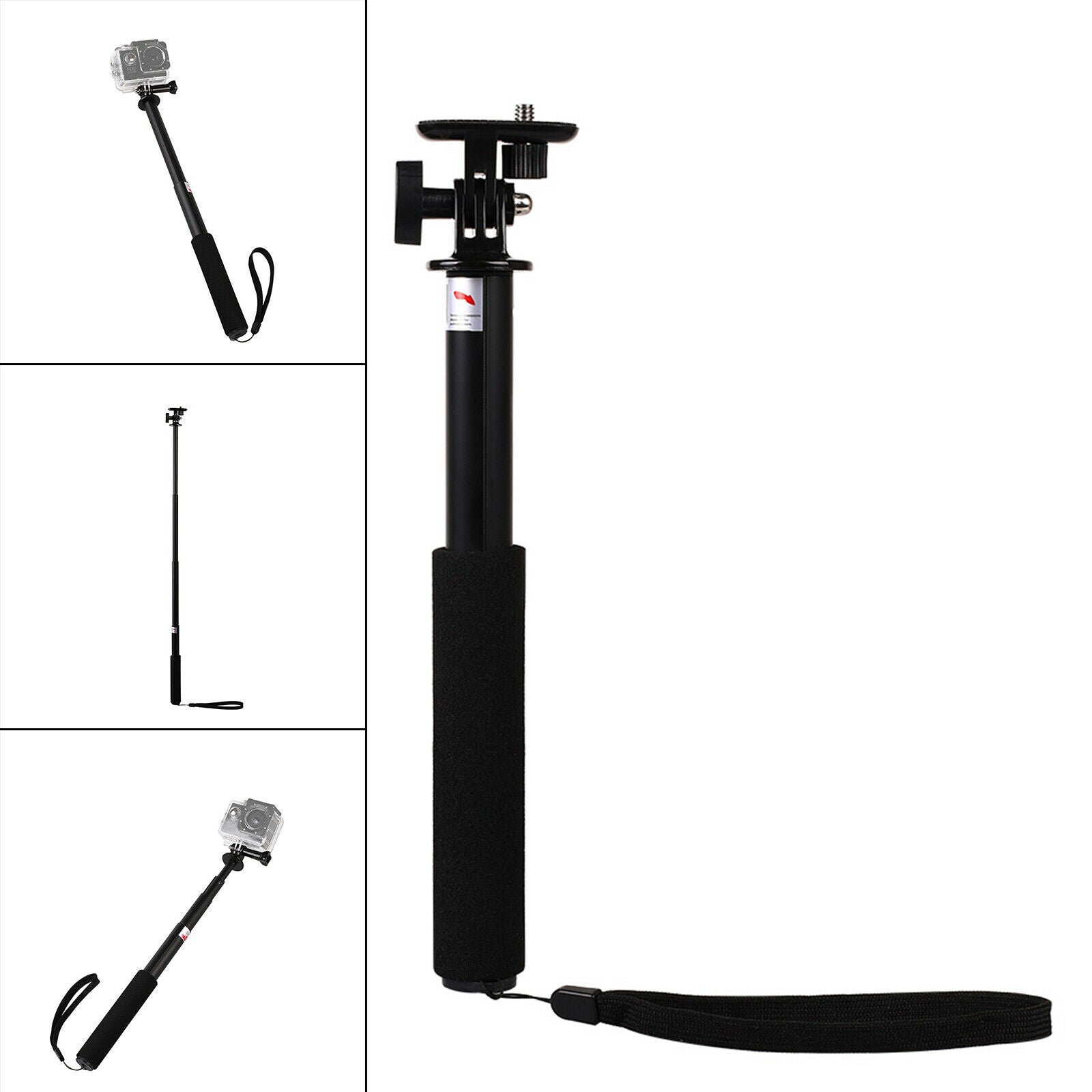Handheld Extendable Selfie Stick Monopod Pole For Travel Camping Take Photos