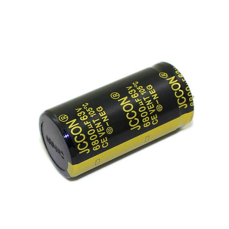 1pcs 63v6800uf Aluminum electrolytic capacitor Audio filter capacitor 25x50mm