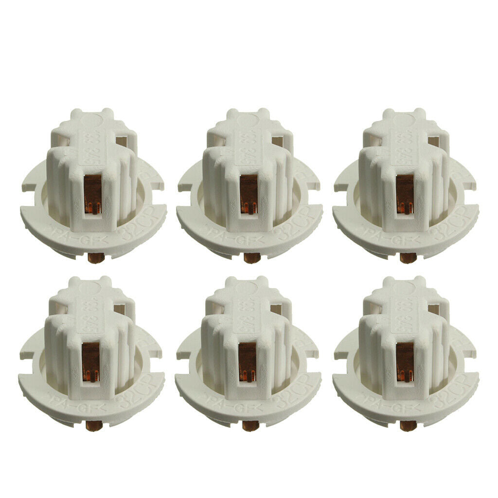 6 Pieces Auto Car Light Lamp Bulb Socket for BMW X5 E53 E70 E65 E66 E83