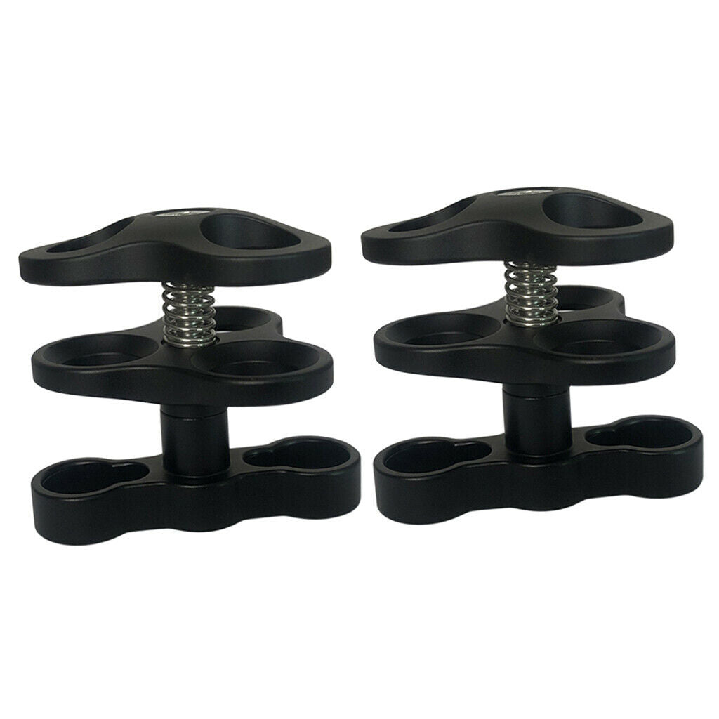 2 Pieces Diving Lights Clamp Ball Clamp Easy Moving for Light Arm System