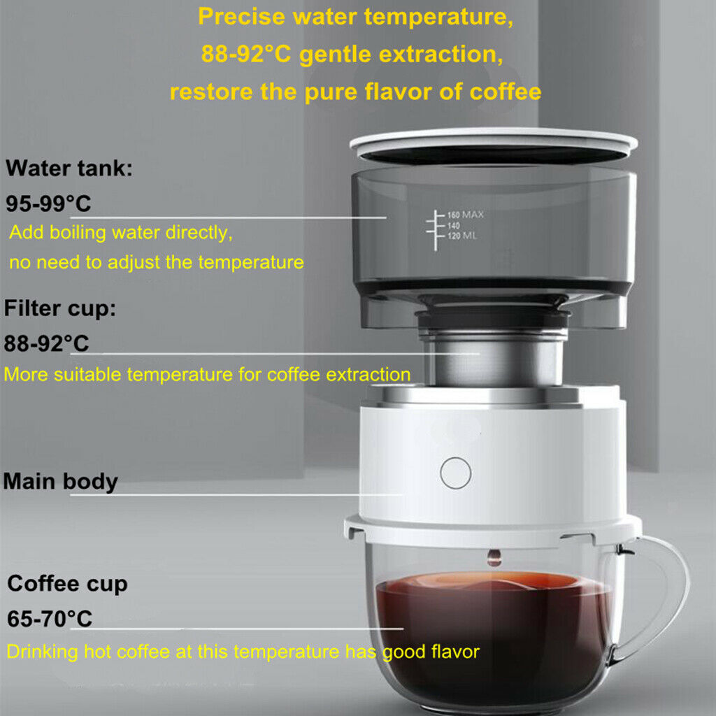 Smart Electric Coffee Maker Coffee Machine Battery Powered Espresso for Home
