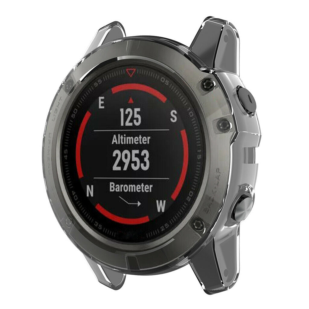 2x Smart Watch Silica Gel Protective Case Anti Fall For garmin fenix 5X