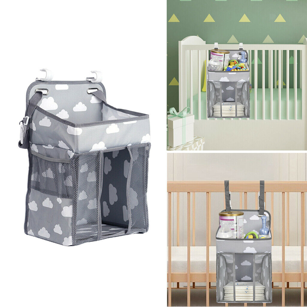 Baby Nursery Cradle Bed Diaper Change Hanging Rack Bracket