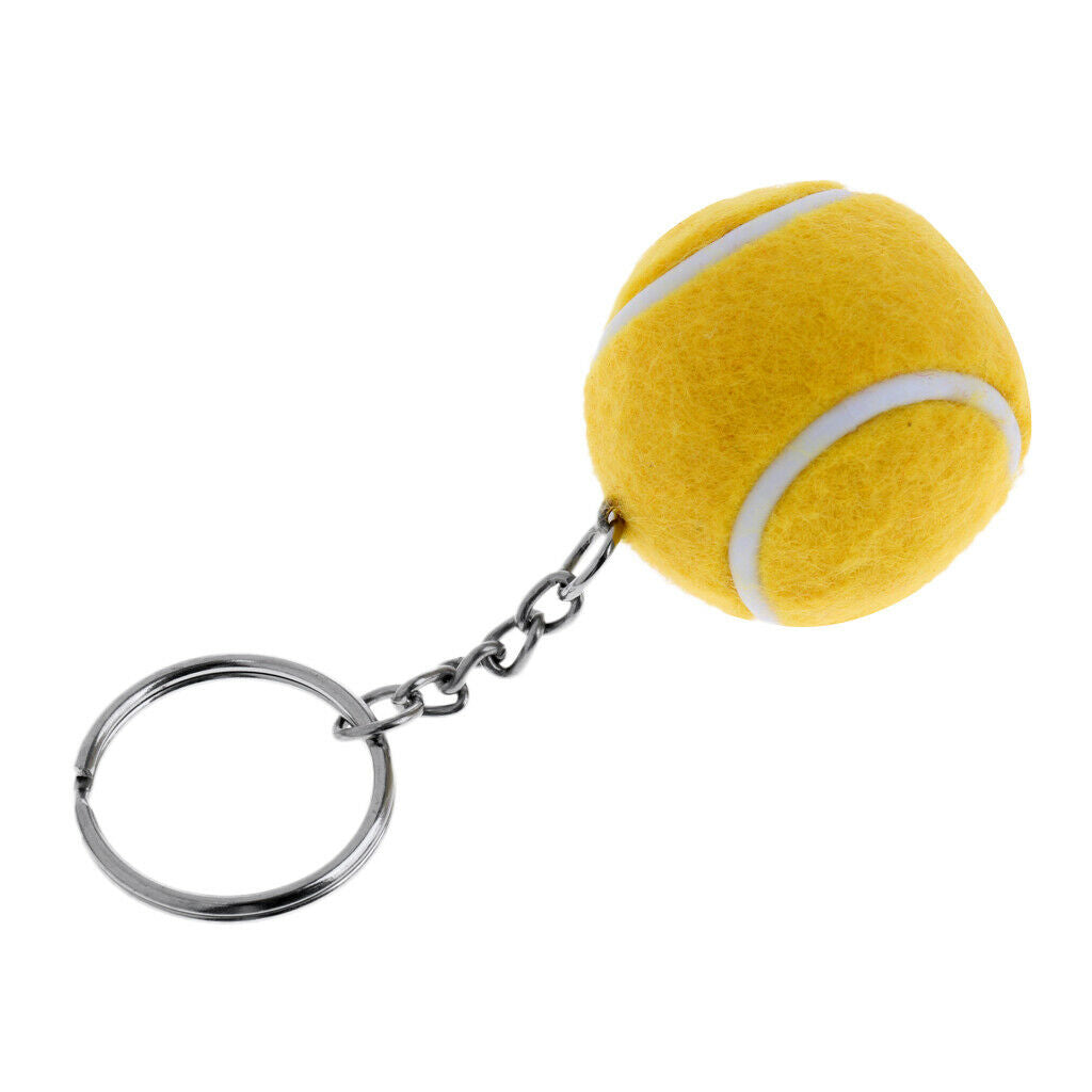 2pcs Fashion Key Tennis Ball Keychain Bag Decor Handmade Crafts Making