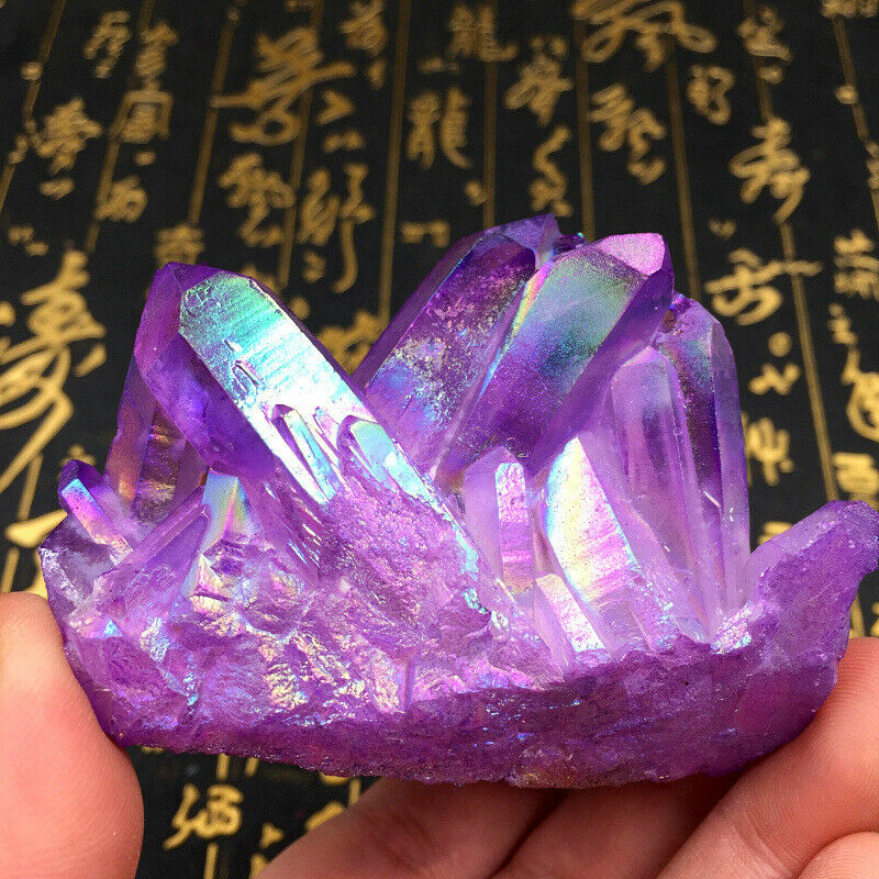 Natural Amethyst Crystal Quartz Cluster Gem Stone Healing Specimen Reiki Mineral