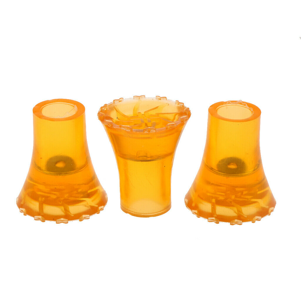 3pcs Crutch Tips Tire Grain Rubber Large Replacement Non Slip Anti Skid Durable