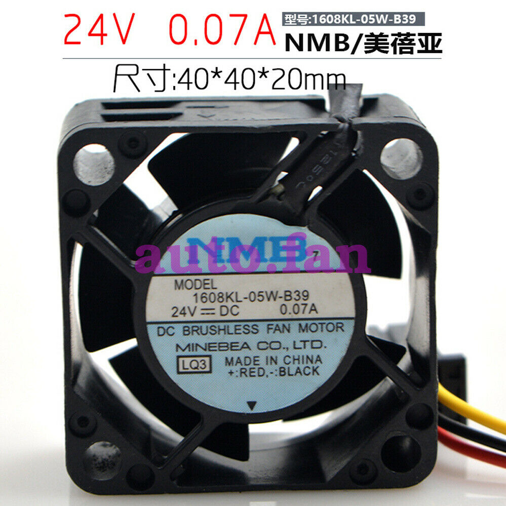 1PC NMB 1608KL-05W-B39 24V 0.08A FANUC cooling fan 40*40*20mm