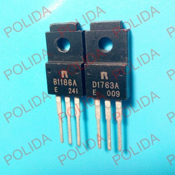 1pairs OR 2PCS  Transistor ROHM TO-220FP 2SB1186A/2SD1763A B1186A/D1763A