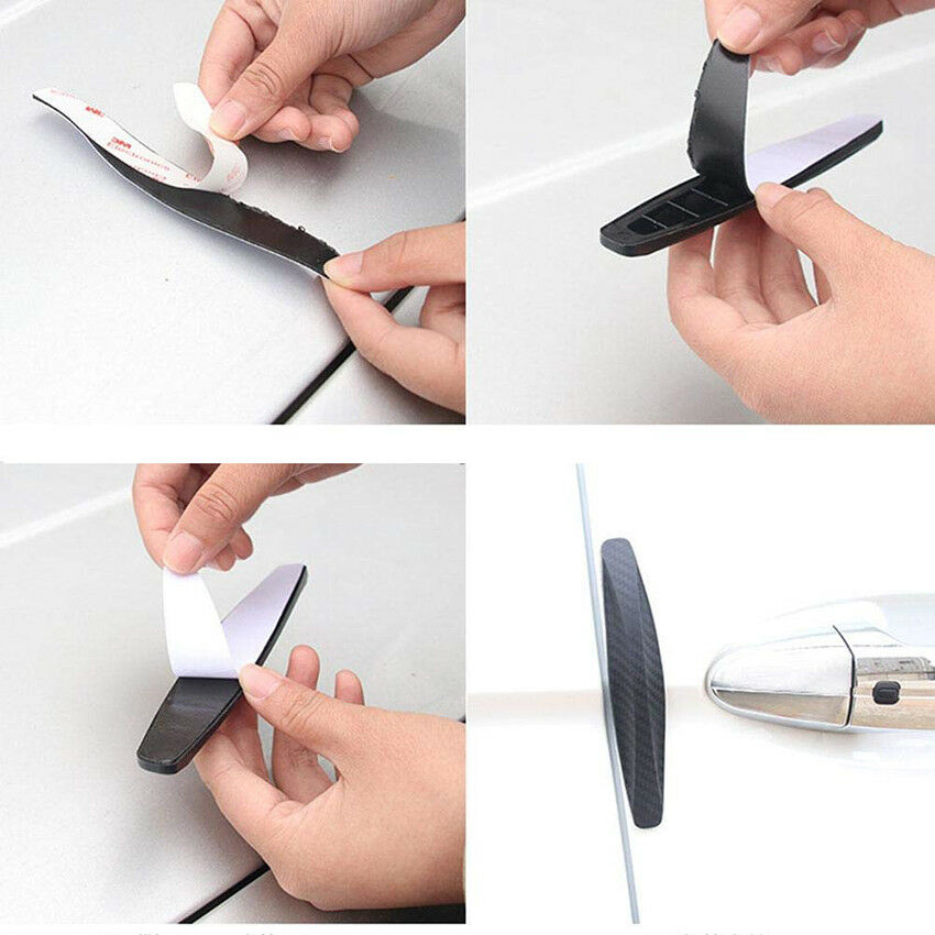 4PCS Car Accessories Door Edge Guard Strip Scratch Protector Anti-collision Trim