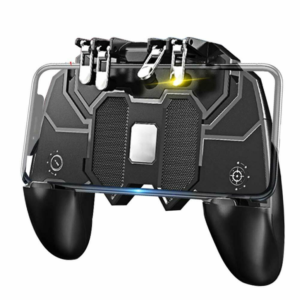New Arrival !! Six Finger AK66 Mobile Game Controller Fire Key Button Gamepad