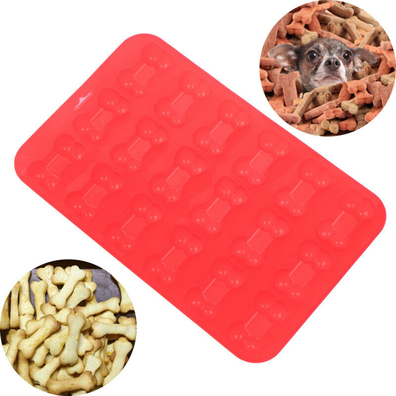 Mini Bone Pet Dog Paw Silicone Soap mold Candy Chocolate Fondant Tray ICE.l8