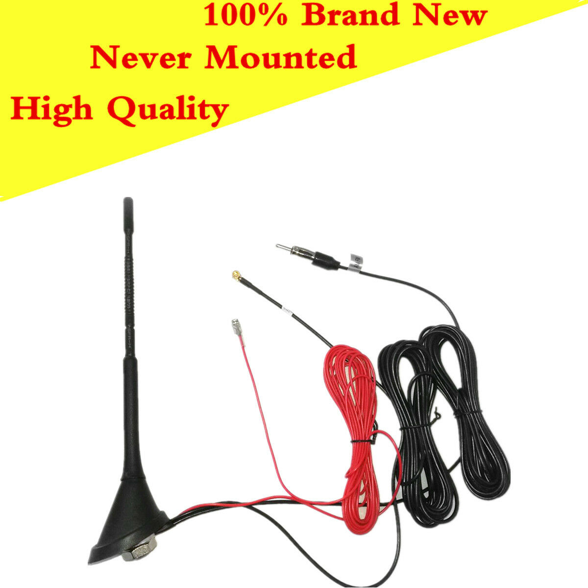 Automobile Roof Mounted Combined FM + DAB Antenna Built-in Amplifier Active SMB