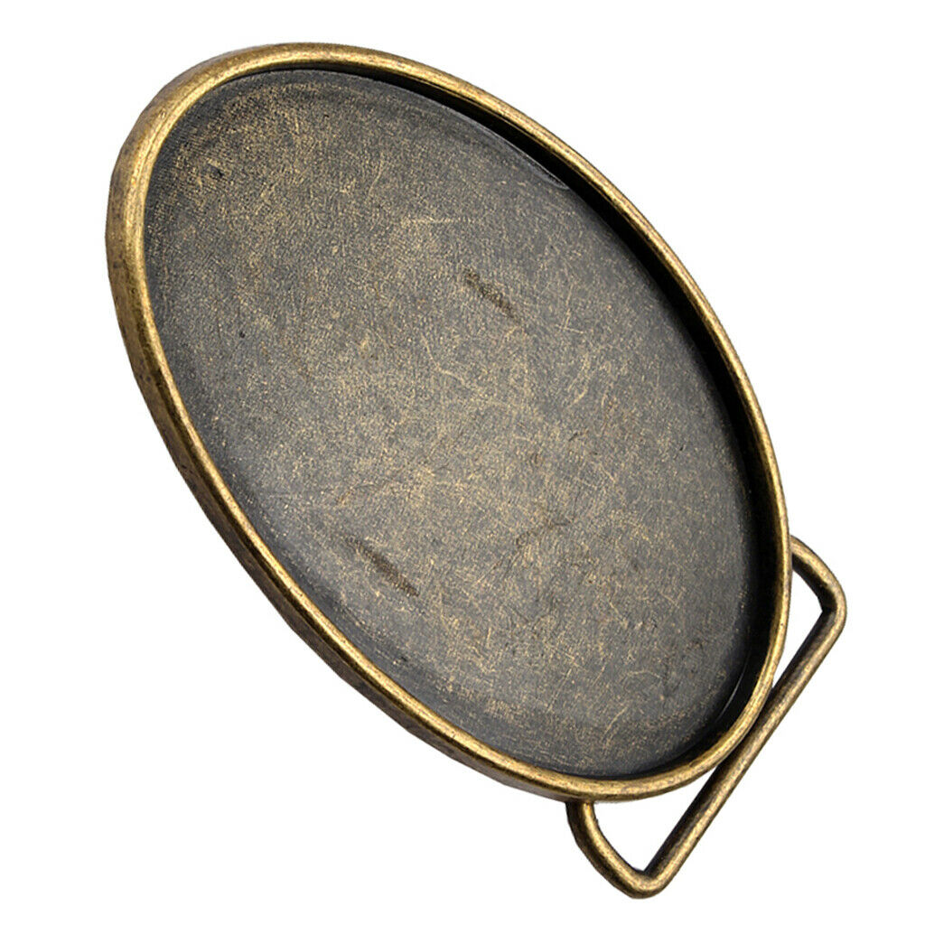 Cowboy Belt Buckle Oval Mens Alloy Classic Hip Hop Belt Buckle Western Style