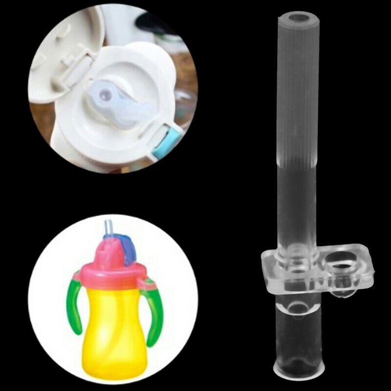 5Pcs Children Bottle Straw Liquid Silicone PP Drink Cup Accessories For Bolo Qx