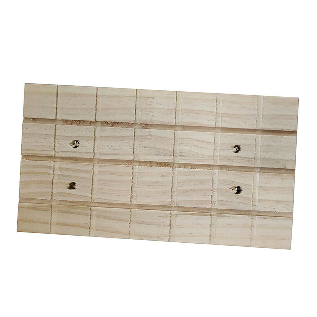 Cage Fixed Pet Hamster Rabbit Scratch Wooden Board Claws and Teeth Care Small
