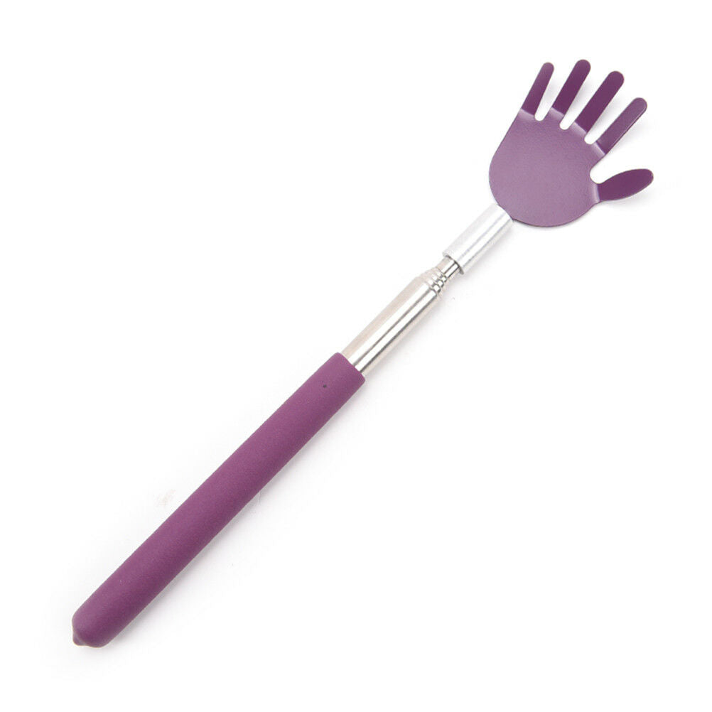 Metal Back Scratcher Telescopic Extendable Handy Pocket scrath  Heath Car.l8