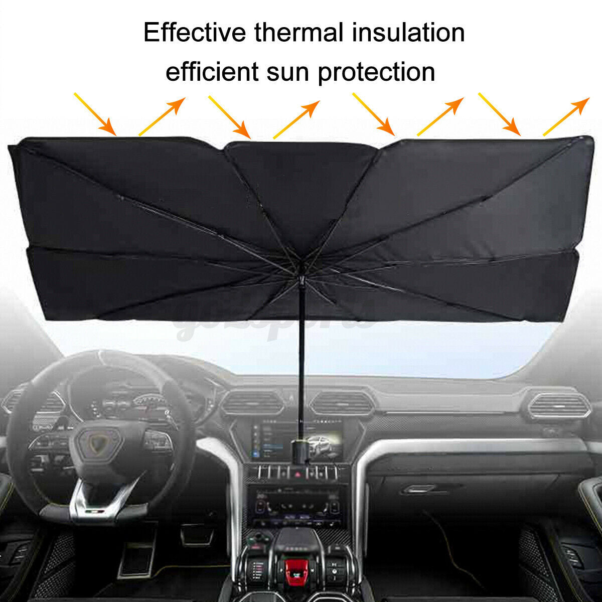 Car Umbrella Shape Window Sun Shade Shield Cover Windshield UV Visor Block â—