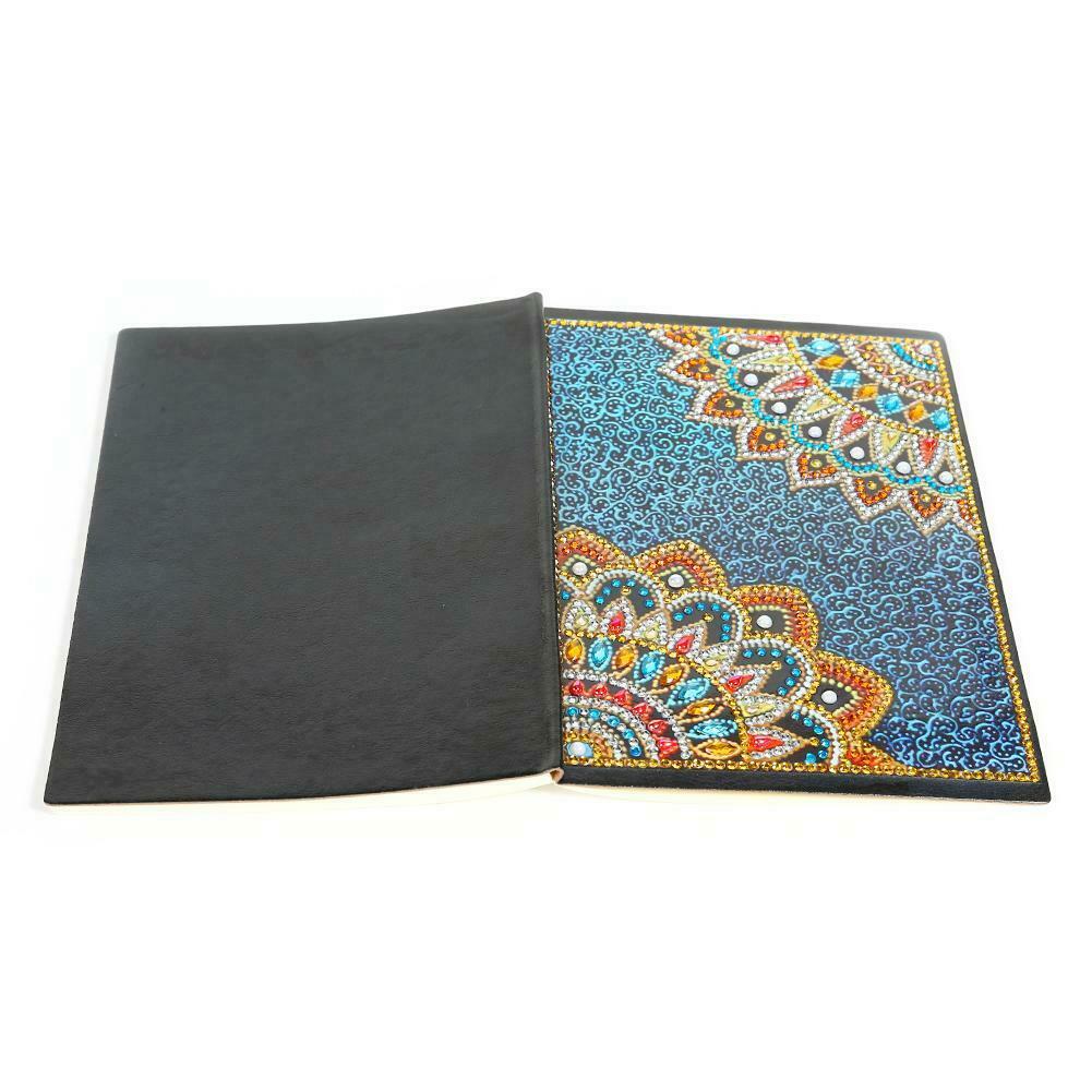 DIY Mandala Special Shaped Diamond Painting 60 Sheets Students A5 Notebook @