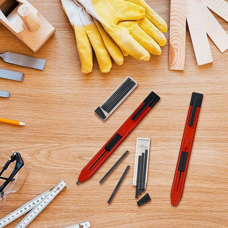 3 Sets Of Mechanical Carpenter'S Pencil Practical Marking Tools, Suitable for J5
