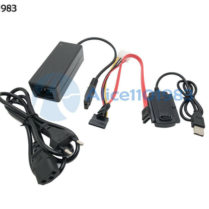 SATA/PATA/IDE to USB 2.0 Driver Adapter Converter Cable for 2.5"/3.5" Hard Drive