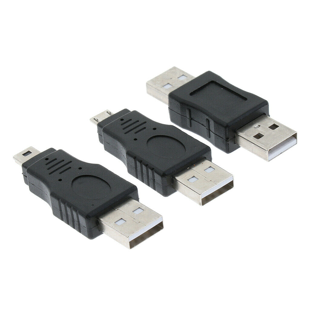 10Pieces OTG 5 Pin F/M Charging Adapter Converter USB Male To Female Micro USB