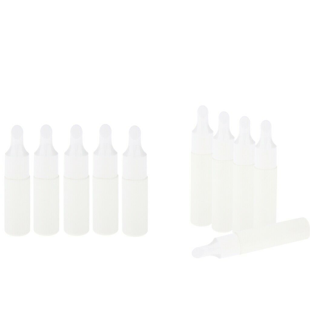 10 Pieces Soft Material Cosmetic Tattoo Color Ink Squeeze Sample Bottle 15ml