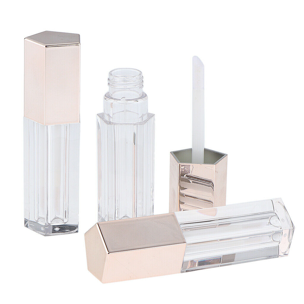 6x 5ml Empty Lip Gloss Tube Lip Balm Oil Bottle Cosmetic Lipstick Container