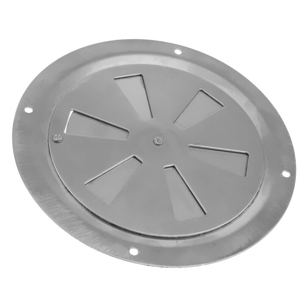 4pcs 5 Inch Round Butterfly Vents, Boat Marine Hull Air Vent Grill Cover