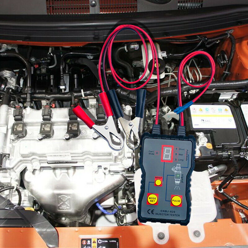 12V Injector Tester Fuel Injector 4 Pluse Modes Fuel Pressure System Scan Tool