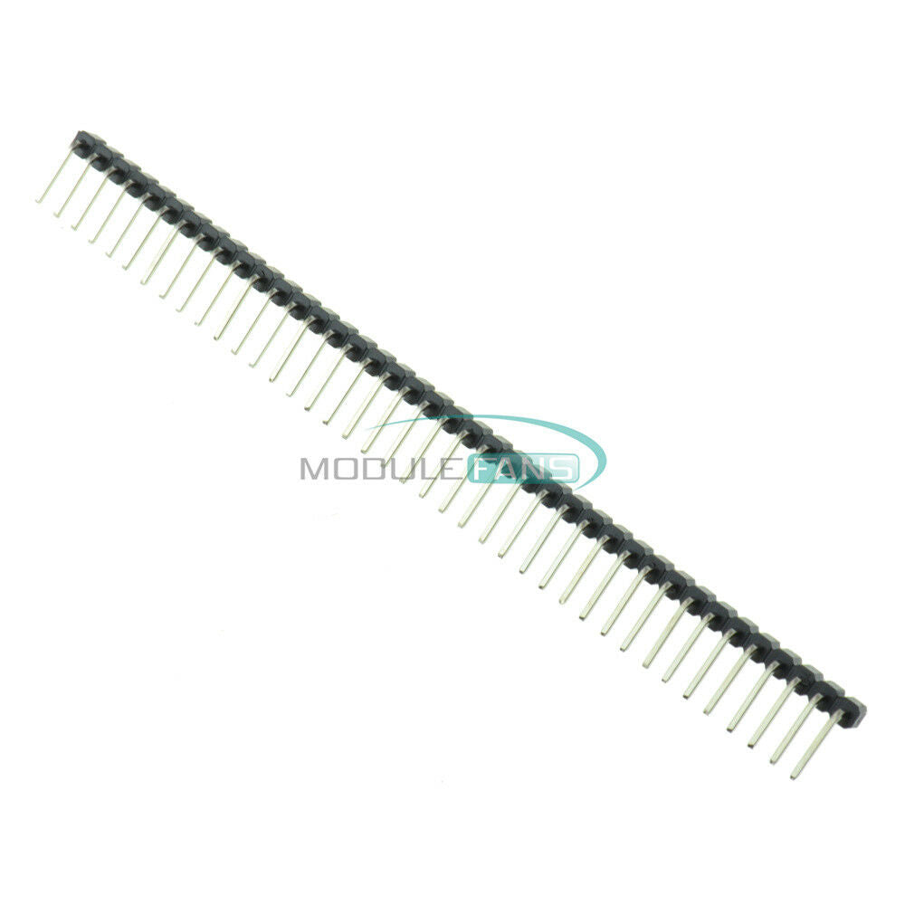 5PCS 2.54mm 40Pin Right Angle Single Row Pin Header PCB For Arduino