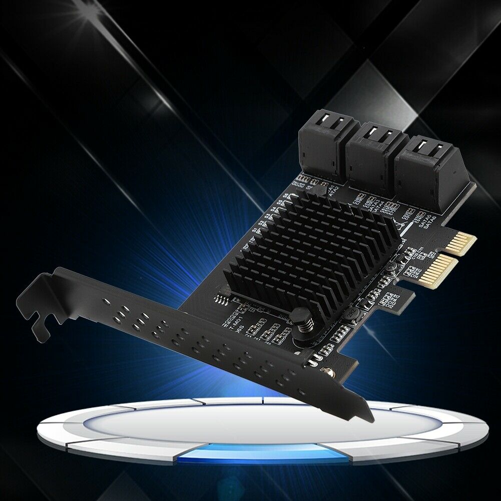 6-Port SATA 3.0 PCI Express Expansion Card Board Adapter for SATA 6G 3G 1.5G HDD