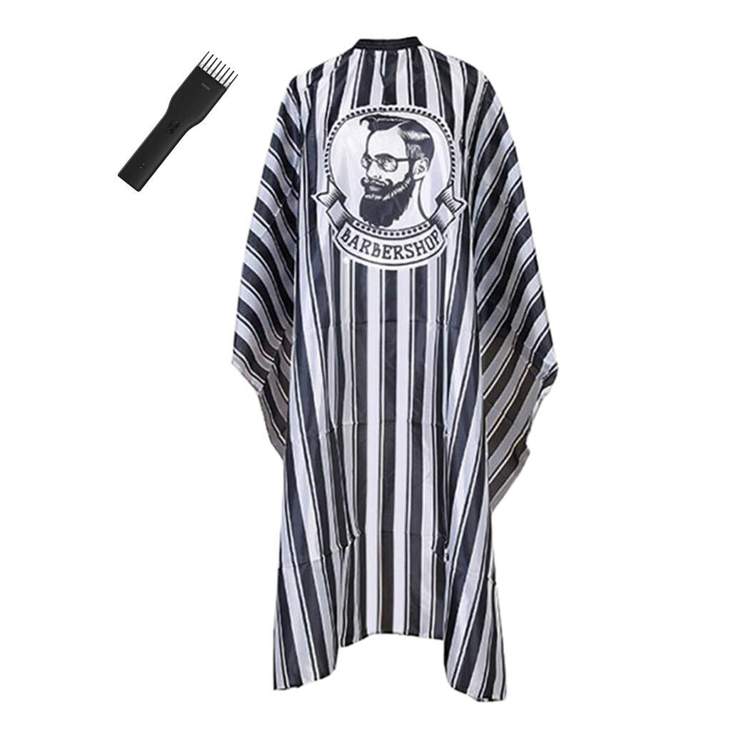 Household Hair Trimmer Hair Shaver Razor Cutter Tool w/ Hair Cut Cape Gown