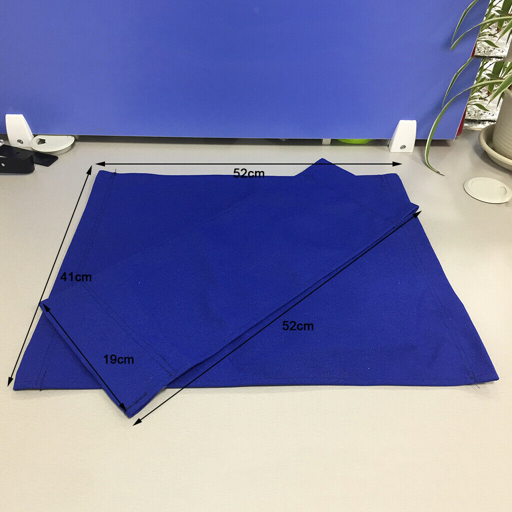 4X Canvas Backrest Seat Cloth for Cross Folding Chair/Stool/Seat Blue