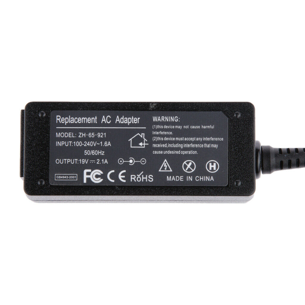 19V 2.1A Adapter Charger for Asus EEE PC 1001HA 1005HA 1008HA Series Netbook.