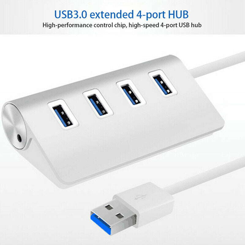 Portable USB 3.0 HUB 4 Port Aluminum 5Gbps High Speed USB 3.0 Hub USB Split DF