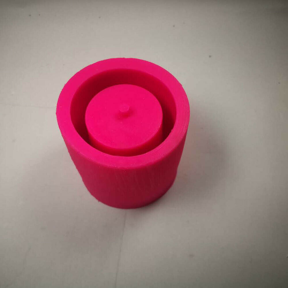 1PC Cylinder Silicone Molds Round Flower Pot Vase Mould Home Branch Craft Tools