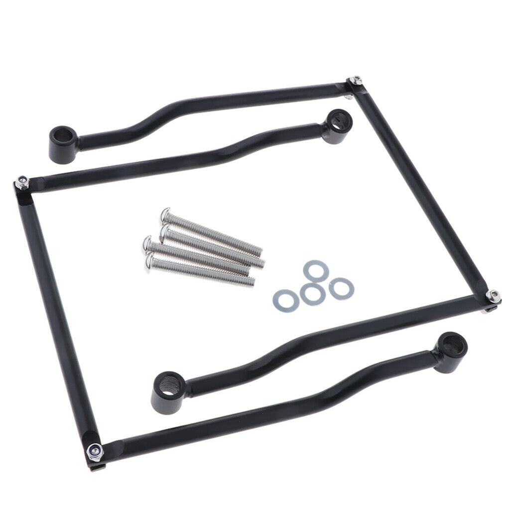 2pcs Alloy Saddlebag Brackets Support Universal for  Crusier - Black